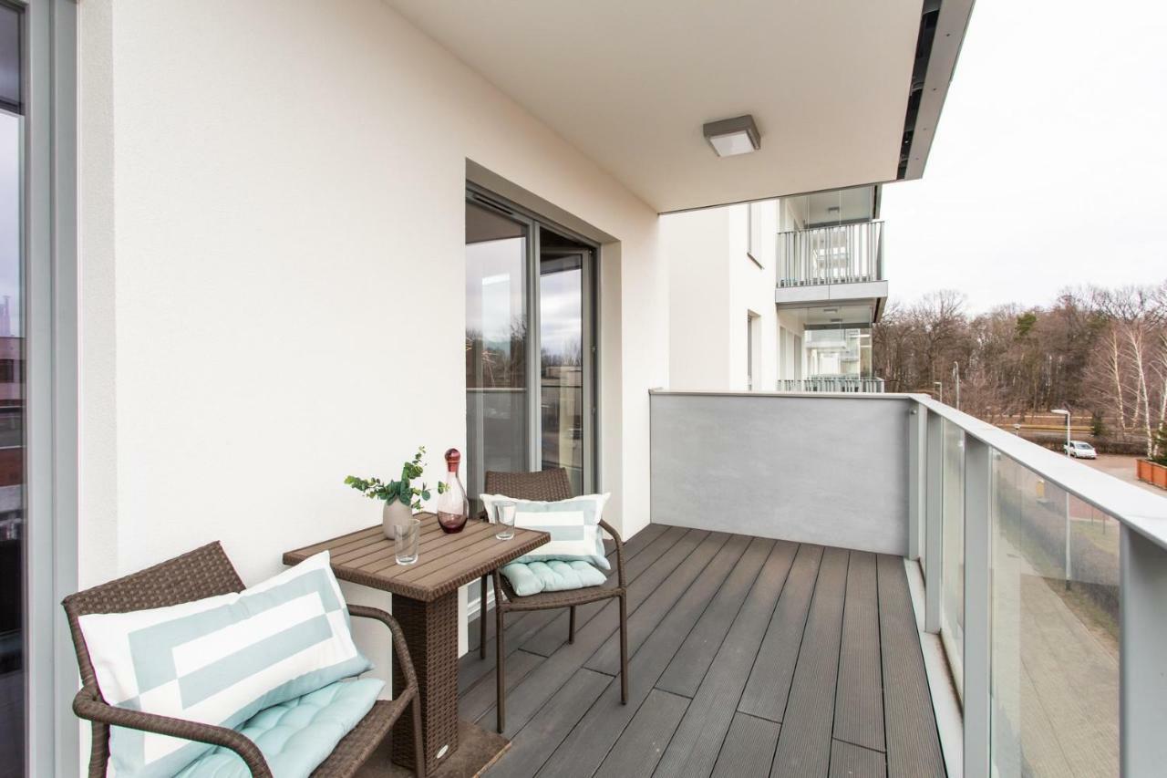 Seaside Beach Przy Plazy - Parking - Praia Apartments - Ergo Polsat Plus Arena Danzig Exterior foto